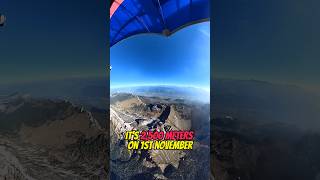 Dent de crolles on 1st November onmy hang glider What a day hanggliding paragliding [upl. by Jorey]