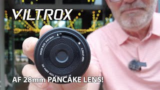 Viltrox 28mm f45 Pancake Lens Review amp Photo Walk [upl. by Mattland]