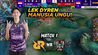 ESL SNAPDRAGON RRQ HOSHI VS ALTER EGO GAME 1  MOBILE LEGENDS [upl. by Arehc]