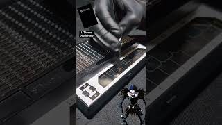 L Theme Death Note on stylophone deathnote shorts [upl. by Wester518]