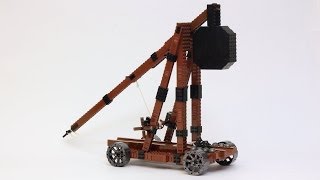 Custom LEGO Trebuchet [upl. by Tenay]