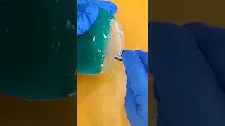 Resin coaster resin art resincrafts resinovaja diy reels coaster green viralvideo viral [upl. by Airalav982]