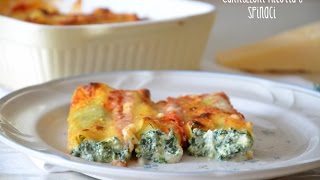 CANNELLONI RICOTTA E SPINACI [upl. by Eihpos]