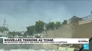 Au Tchad un important dispositif militaire dans la capitale • FRANCE 24 [upl. by Aronoff]