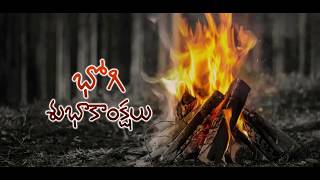 Happy Bhogi  Telugu Festivals  2020 [upl. by Aitan119]