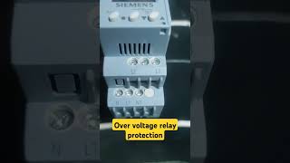 Over voltage relay connection electrical current short [upl. by Anikehs]