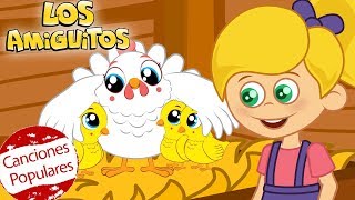 Los Pollitos Dicen Pio Pio Cancion Infantil y las mejores para bebés  Los Amiguitos [upl. by Curzon461]