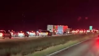 footage tornado hit Valley View Texas damage today [upl. by Brabazon199]