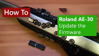 UPDATE Aerophone Pro wind synth firmware [upl. by Treblih557]