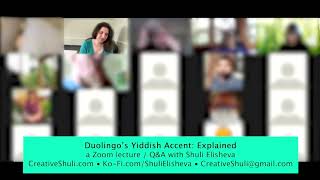 Duolingos Yiddish Accent Explained [upl. by Tamar847]