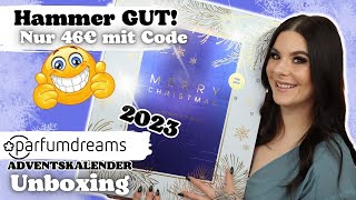 Klare Empfehlung 🥳 Parfumdreams MÄNNER Adventskalender 2023 Unboxing [upl. by Hemphill]