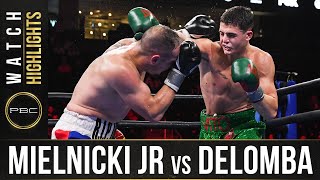 Vito Mielnicki Jr vs Nicholas DeLomba HIGHLIGHTS December 25 2021  PBC on FOX [upl. by Fineman705]