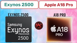 Samsung Exynos 2500 vs Apple A18 Pro  Processor Comparison [upl. by Aneled540]