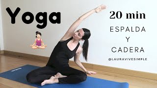 YOGA para EMBARAZADAS Y PRINCIPIANTES 🧘🏻‍♀️🤰🏻 LauraViveSimple [upl. by Noguchi]