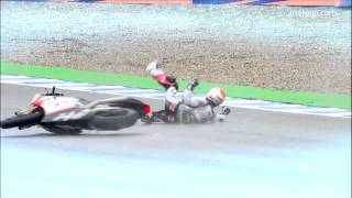 Moto2 Crash Reel [upl. by Udelle]