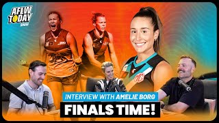 AFLW Finals Week 1 Preview  Power Rising Star Amelie Borg amp Close Matchups Predicted [upl. by Sharline454]