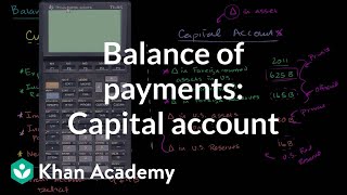 Balance of payments Capital account  Foreign exchange and trade  Macroeconomics  Khan Academy [upl. by Greenfield433]