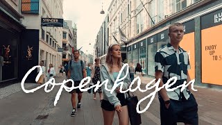 Best European City Copenhagen Denmark Walking Tour 4k July 2022 Strøget Latest Update 🇩🇰 [upl. by Kampmann]