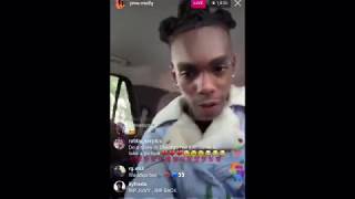 YNW MELLY ON LIVE SPEAKS ABOUT SAK AND JUVY [upl. by Riccio39]