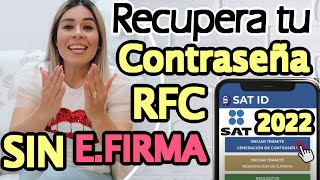 ⚠️Cómo RECUPERAR mi CONTRASEÑA del SAT Tutorial PASO A PASO SIN E FIRMA CON TU CORREO ELECTRONICO [upl. by Atnod]