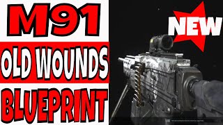 the NEW quotOLD WOUNDSquot M91 BLUEPRINT in Modern Warfare [upl. by Bunnie]