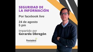 Prestadero  Seguridad de la información [upl. by Mylander]