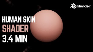 realistic skin shader in blender [upl. by Anne-Corinne]