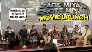 Bade Miyan Chote Miyan Movie Review  Press Conference Akshay Kumar Tiger Shroff [upl. by Standley]