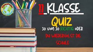 11 Klasse Quiz Teste dein Wissen in Biologie Chemie und Physik 🧬⚗️ [upl. by Anerom]