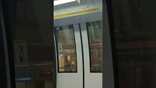 SMRT  Alstom Metropolis C830 Doors Closing [upl. by Anelec]