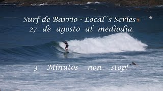 Surf de Barrio  Locals´ s Series 27 agosto al mediodia surfing locals waves surf zurriola [upl. by Newlin665]