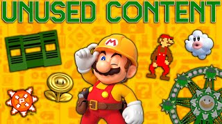 UNUSED and CUT Content in Super Mario Maker 2 [upl. by Alage]