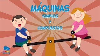 MÁQUINAS SIMPLES Y COMPUESTAS  Vídeos Educativos para niños [upl. by Oettam]