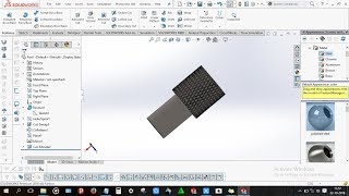 How to do Knurling in solidworks [upl. by Ambrosine]