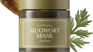 Im from Mugwort mask Review koreanskincare Imfrom [upl. by Fillbert621]