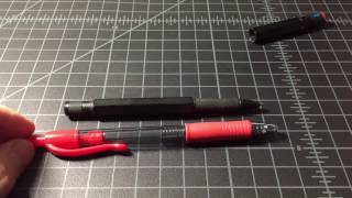 Rotring 600 rollerball with Mont Blanc refill hack [upl. by Sile]