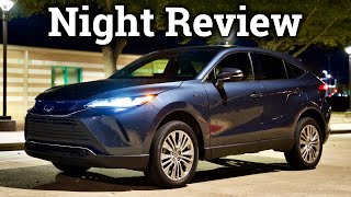 2021 Toyota Venza Review amp Drive at NIGHT Exterior Interior and Ambient Lights [upl. by Jezreel]