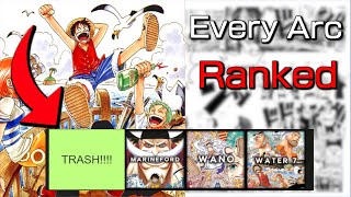 Ranking EVERY One Piece Arc [upl. by Ioved]