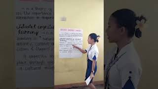 VIDEO DEMONSTRATION TOPIC SITUATED LEARNING THEORY [upl. by Ariat301]