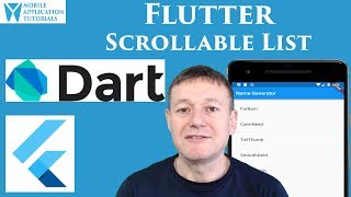 Flutter creating scrollable list [upl. by Oalsecnew]