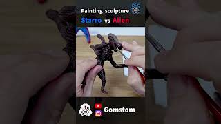 Painting sculpture Starro vs Alien [upl. by Vanhook795]