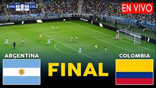 🔴EN VIVO ARGENTINA vs COLOMBIA  FINAL  COPA AMÉRICA 2024  PARTIDO EN VIVO HOY JUEGO PES REALISTA [upl. by Perdita]