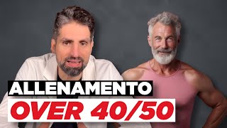 ALLENAMENTO OVER 40  50 ANNI migliora la tua MASSA MUSCOLARE [upl. by Vinay]