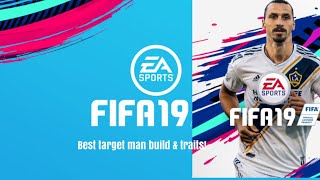 Fifa 19 pro clubs  Best target man build amp Best traits [upl. by Spitzer]