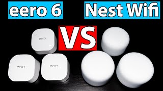 eero 6 vs Nest Wifi Full Comparison Review and the Winner is [upl. by Trutko]