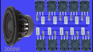 DIY Ultra Bass Powerful Amplifier New Circuit Driver Amplifier at home [upl. by Egduj646]