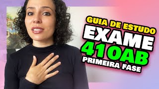 Exame 41 OAB Guia de Estudo COMPLETO para a 1 fase OAB 2024 [upl. by Ytsenoh]