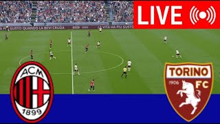 🔴 In Diretta MilanTorino  Serie A 202425  Partita in diretta oggi PES 21 Video [upl. by Ahsiam159]