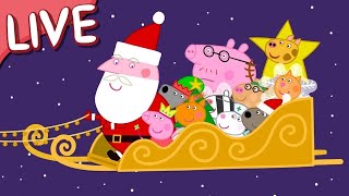 Peppa Pig Christmas Episodes 🎄 Peppa Pig STREAMING NOW 🌈 Kids Videos 🔴 [upl. by Abihsat]