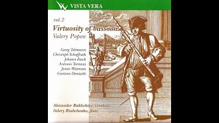 Virtuosity Of Bassoon Vol 2 Telemann Schaffrath Fasch Donizetti etc [upl. by Stodder]